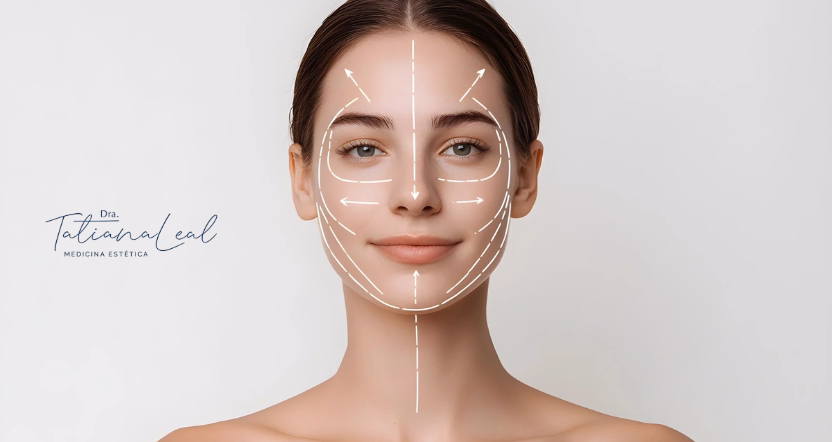 Thread lift facial natural elevation eyebrows cheeks jawline Bogotá