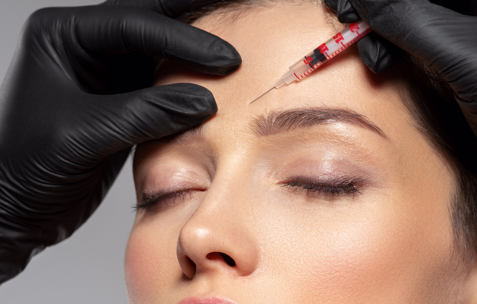 Causes of horizontal lines on the forehead due to aging