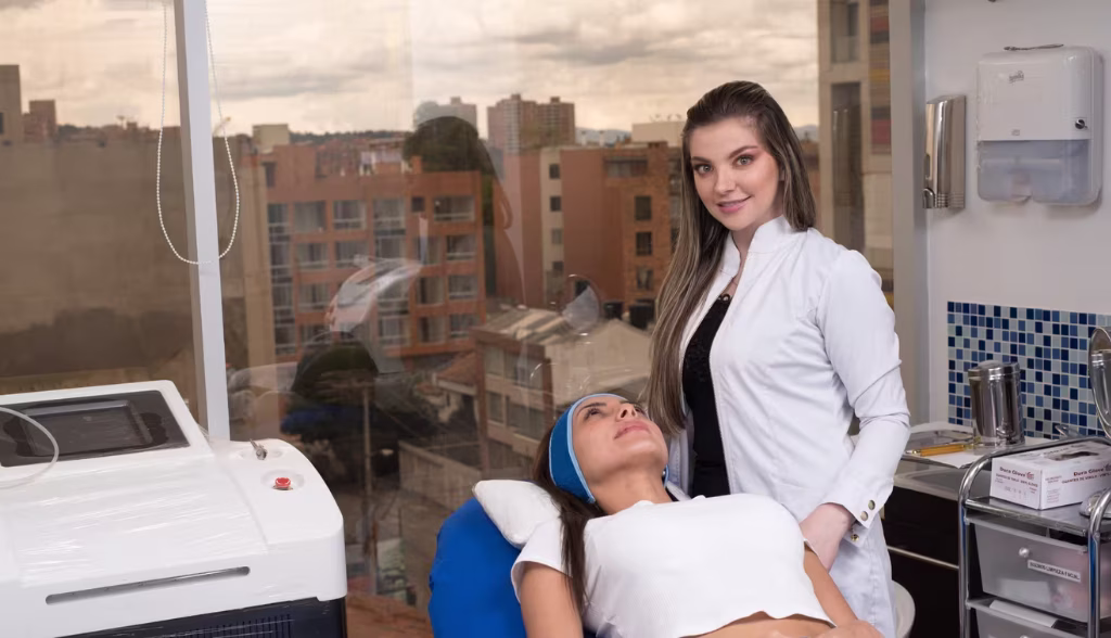 Maximus body treatment performed by Dr. Tatiana Leal