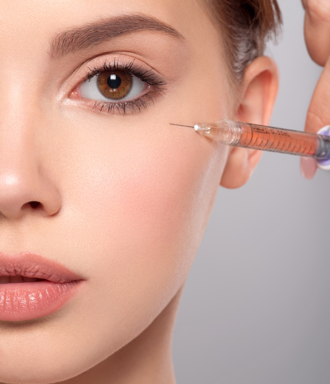 Natural results of botulinum toxin in eyes without crow's feet