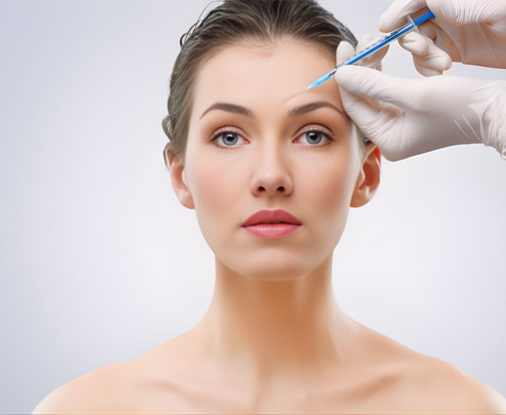 Treatment of frown lines with botulinum toxin in Bogotá